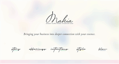 Desktop Screenshot of makiacreative.com